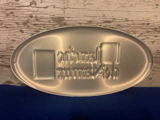 Chapa placa cártel metal Cerveza Blanche de Namur