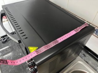 Horno de sobremesa negro