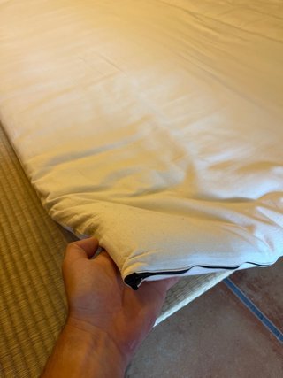 Cama o sofa Japones Tatami Madera y dos futones