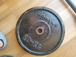 Disco de pesa Domyos 10 kg