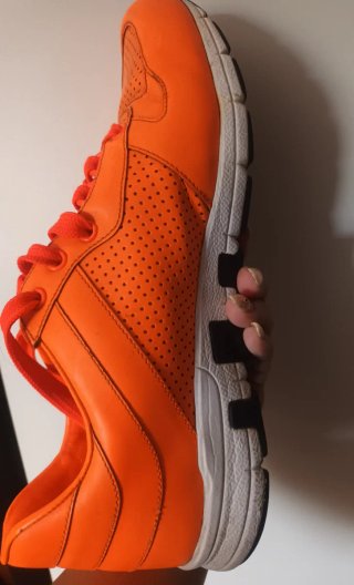 Deportivas Gucci Naranja Hombre