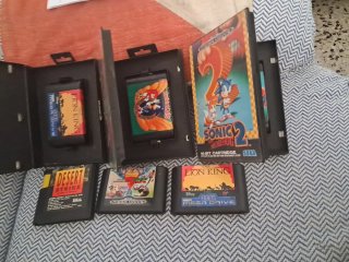 Lote 3 Juegos Mega Drive: Sonic, Rey Leon, Desert