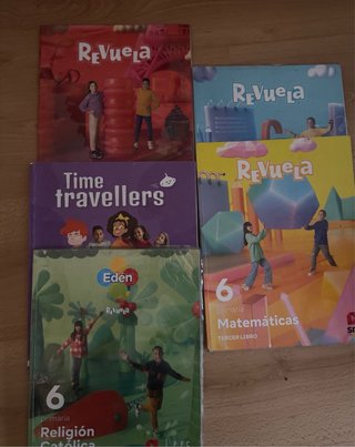 Libros de 6 primaria de editorial SM.
