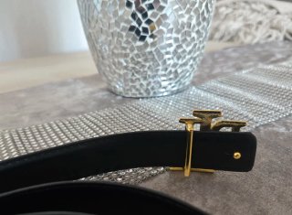 OFERTA!Cinturón Ralph Lauren Hebilla Dorada T.105