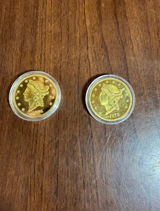 Moneta 20 Dollari 1875 Libertà