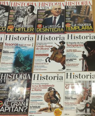 Revistas de Historia (leer descripción).