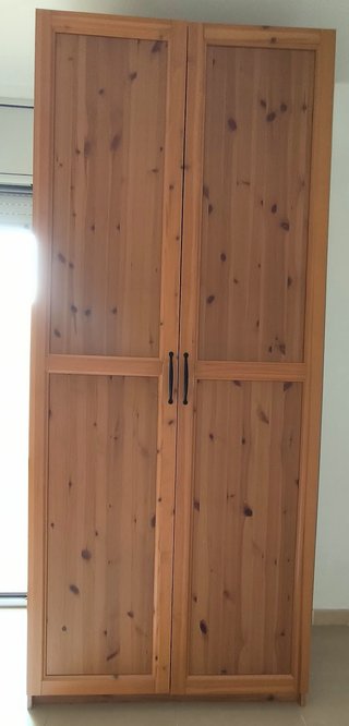 Armario IKEA PAX ULNES (Estilo rústico / madera)