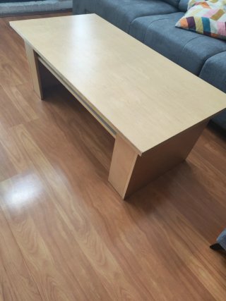 Mesa extensible madera con 6 sillas