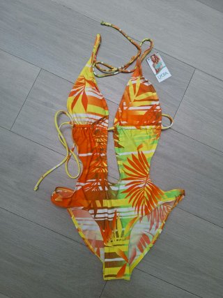 Bañador LYCRA Talla Única Estampado Tropical