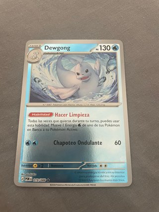 Carta Pokémon Dewgong PS 130 Fase 1