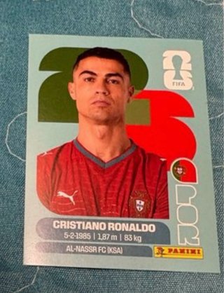 Cromo Cristiano Ronaldo