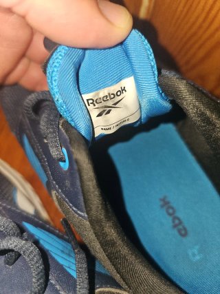 Zapatillas Reebok Negras y Azules