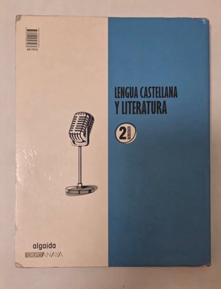 Libro Lengua Castellana Algaida 2º Bachillerato