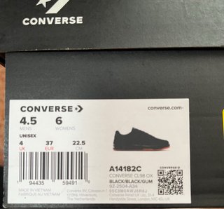 Zapatillas Converse Talla 37 Negras