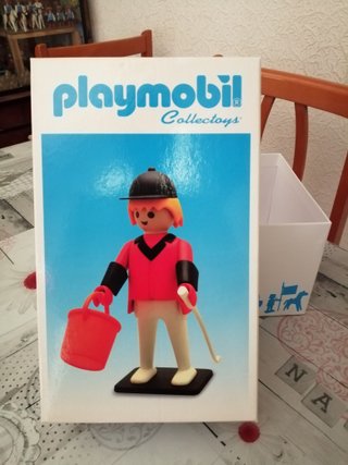 Figura Jockey Plastoy Playmobil de resina