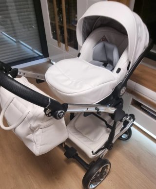 Junama Cochecito Bebé Blanco Completo