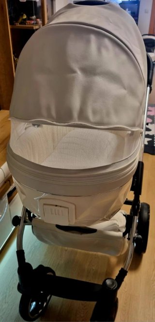 Junama Cochecito Bebé Blanco Completo