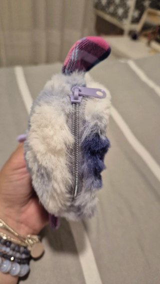Llavero monedero Kimmon azul y morado