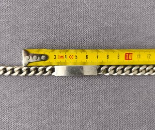 Pulsera esclava plata de plata 925, 58 gr.