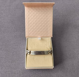 Pulsera esclava plata de plata 925, 58 gr.
