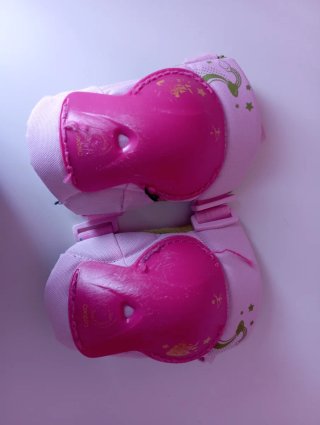 Rodilleras y coderas rosas infantiles
