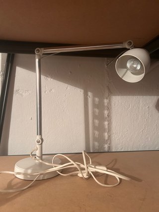 Flexo de mesa blanco