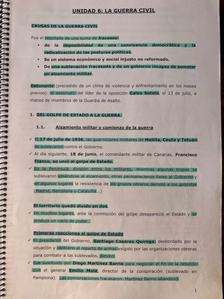 Cuadernos repaso Historia de España 2Bach PAU