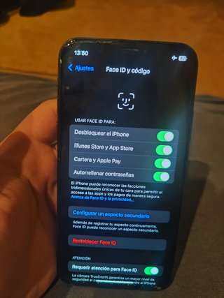 iPhone X 64GB 94% Batteria