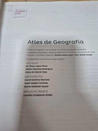 Atles de geografia 1 Eso