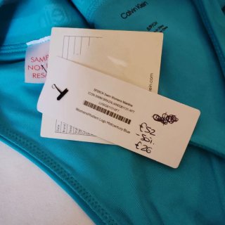 Costume Bikini Calvin Klein Icon Blu/Teal