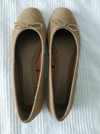 Bailarinas Stradivarius Beige Talla 38
