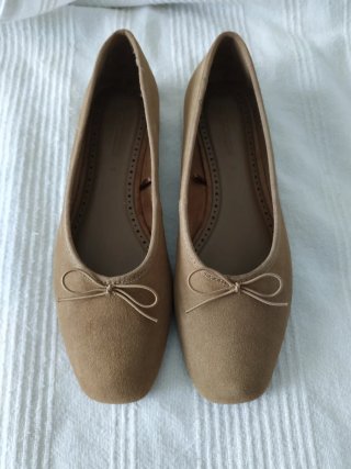 Bailarinas Stradivarius Beige Talla 38