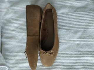 Bailarinas Stradivarius Beige Talla 38