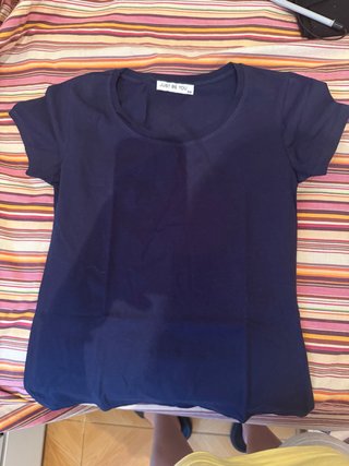 Camiseta JUST BE YOU azul talla S