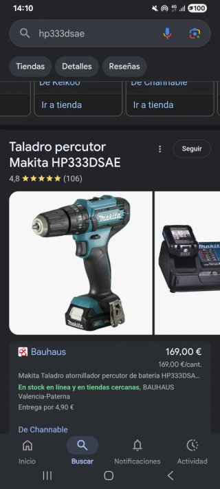 Taladro Percutor Makita HP333DSAE NUEVO
