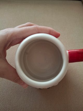 Taza Navideña Muñeco Nieve Cerámica