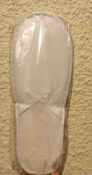 Zapatillas de boda blancas 80 unidades
