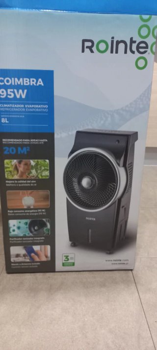 Ventilador Evaporizador ROINTE Negro/Plata