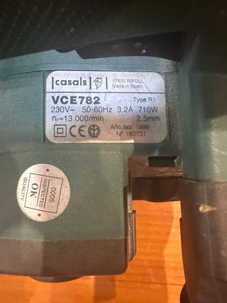 Cepillo Eléctrico Casals 710W