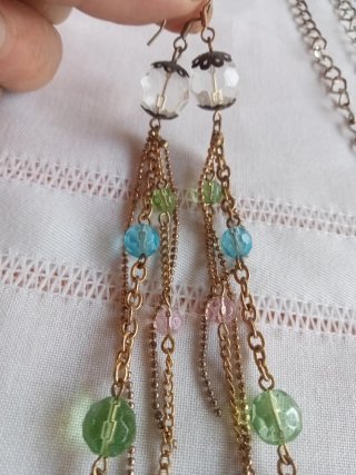 Parure gioielli oro e rosa