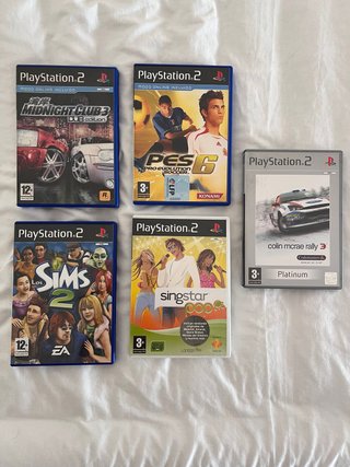 Pack 5 Juegos PlayStation 2: Midnight Club 3, PES