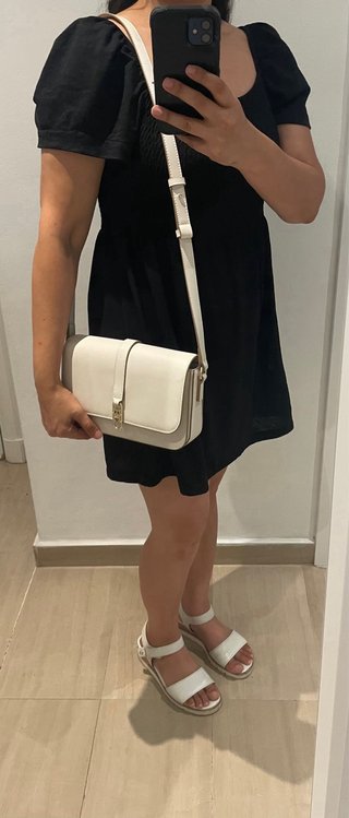 Bolso bandolera Tommy Hilfiger blanco