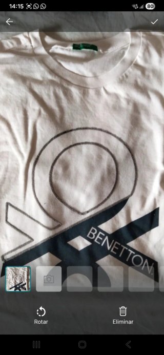 Camiseta Benetton chico manga larga