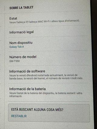 Samsung Galaxy Tab A Blanca