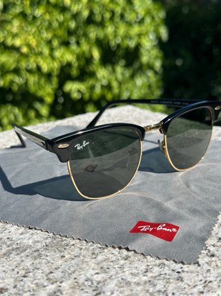 Gafas Ray-Ban Clubmaster Negro y Dorado