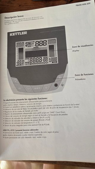 Elíptica Kettler UNIX P - Como Nueva