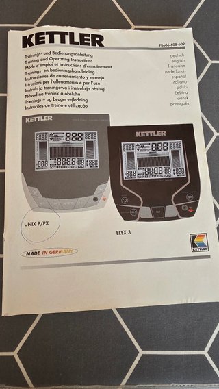Elíptica Kettler UNIX P - Como Nueva