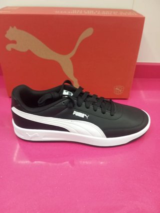 Zapatillas Puma Hombre Negras y Blancas
