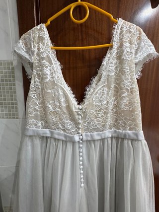 Vestido de Novia Encaje Blanco