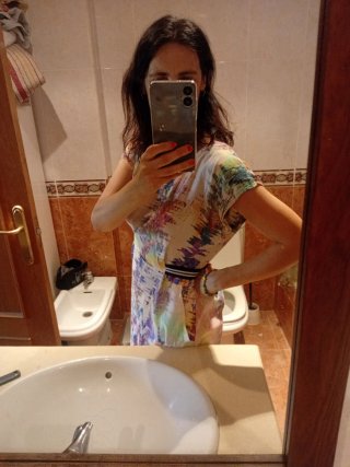 Vestido Numph Talla L Multicolor